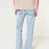 Hellblaue Bootcut-Jeans Hellblaue Bootcut-Jeans