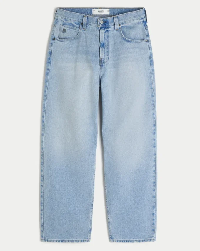 Hellblaue Skater-Baggy-Jeans Hellblaue Skater-Baggy-Jeans