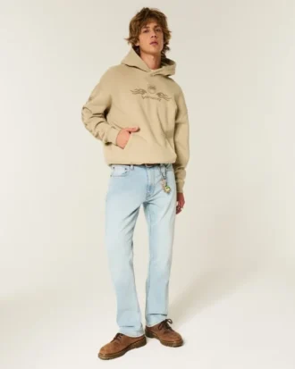 Hellblaue Slim-Fit-Jeans Hellblaue Slim-Fit-Jeans