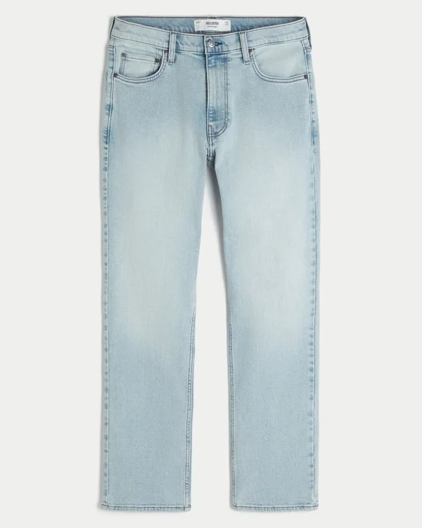 Hellblaue Slim-Fit-Jeans Hellblaue Slim-Fit-Jeans