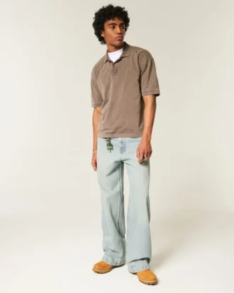 Hellblaue Super Baggy Jeans Hellblaue Super Baggy Jeans