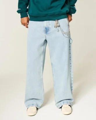 Hellblaue Super Baggy Painter Jeans Hellblaue Super Baggy Painter Jeans