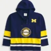 Hockey-Sweatshirt mit Grafik der University of Michigan Wolverines Hockey-Sweatshirt mit Grafik der University of Michigan Wolverines