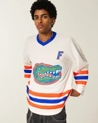 Hockey-Trikot mit Grafik der University of Florida Gators