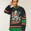 Hockey-Trikot mit Grafik der University of Miami Hurricanes Hockey-Trikot mit Grafik der University of Miami Hurricanes