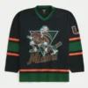 Hockey-Trikot mit Grafik der University of Miami Hurricanes Hockey-Trikot mit Grafik der University of Miami Hurricanes