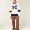 Hockey-Trikot mit Grafik der University of Michigan Wolverines Hockey-Trikot mit Grafik der University of Michigan Wolverines