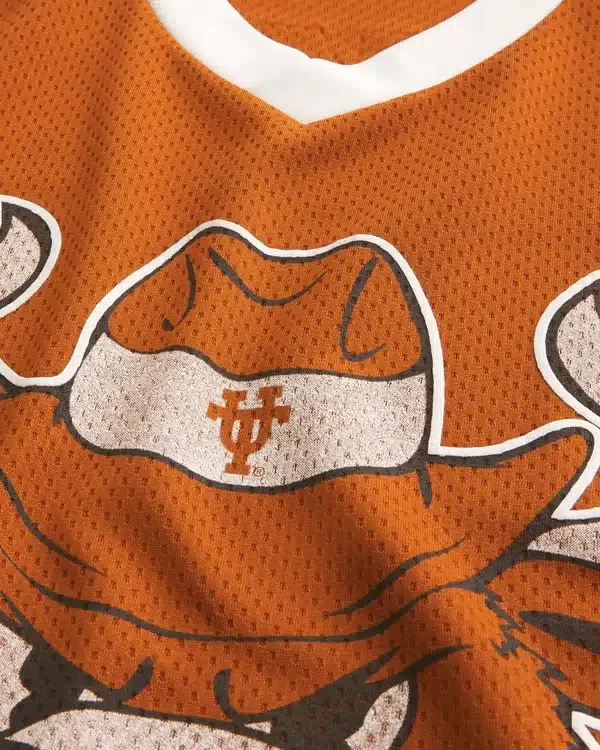 Hockey-Trikot mit Grafik der University of Texas at Austin Longhorns Hockey-Trikot mit Grafik der University of Texas at Austin Longhorns