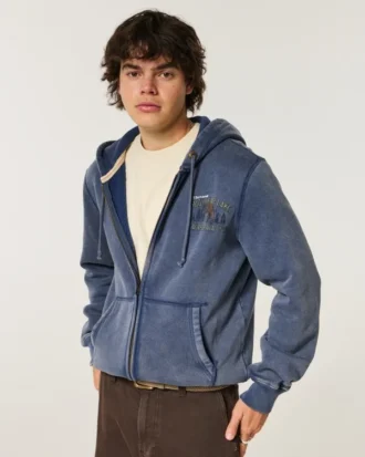 Holiday Vault Release Big Bear Lake Grafik-Kapuzenpullover mit Reißverschluss