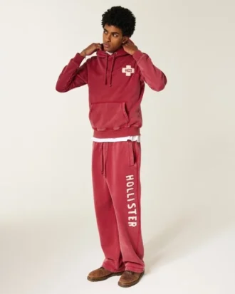 Holiday Vault Release Logo Graphic Baggy Sweatpants