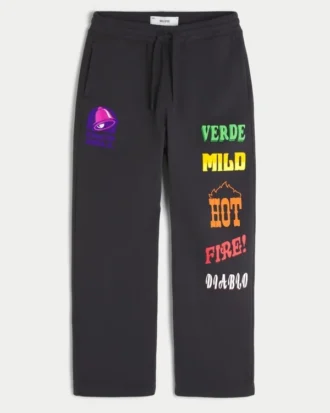 Hollister x Taco Bell Baggy Sweatpants mit Grafikprint Hollister x Taco Bell Baggy Sweatpants mit Grafikprint