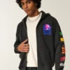 Hollister x Taco Bell Boxy Graphic Zip-Up Hoodie Hollister x Taco Bell Boxy Graphic Zip-Up Hoodie