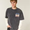 Hollister x Taco Bell Boxy Heavyweight Graphic Tee