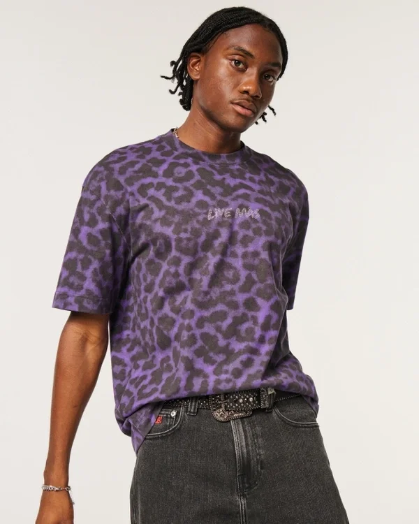 Hollister x Taco Bell Boxy Heavyweight Shine Graphic Tee Hollister x Taco Bell Boxy Heavyweight Shine Graphic Tee