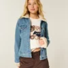 Jeansjacke mit Kunstfellbesatz Jeansjacke mit Kunstfellbesatz