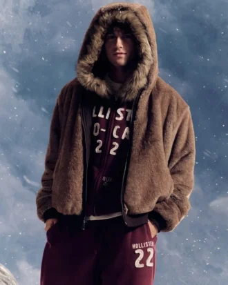 Kapuzenjacke aus Kunstfell Kapuzenjacke aus Kunstfell