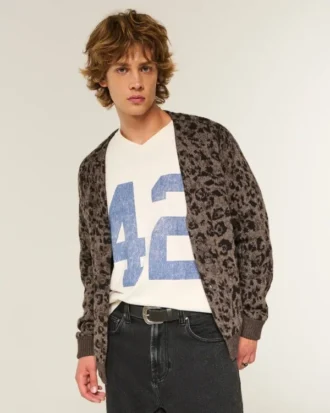 Kardigan mit Karomuster