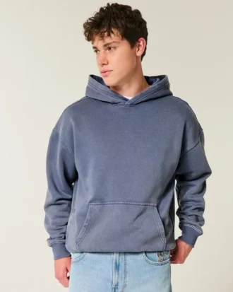 Kastenförmiger Hoodie
