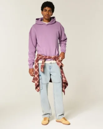 Kastenförmiger Hoodie