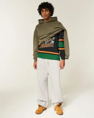 Kastenförmiger Hoodie