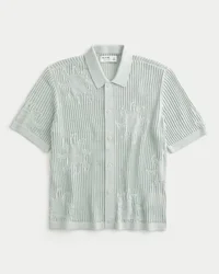 Kastig geschnittenes Kurzarm-Pulloverhemd Kastig geschnittenes Kurzarm-Pulloverhemd