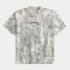 Kastig geschnittenes, schweres Camo Dodge Challenger SRT Grafik-T-Shirt