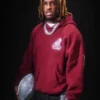 Kastiger Hoodie mit Grafik der Texas A&M University Aggies