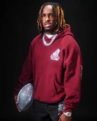 Kastiger Hoodie mit Grafik der Texas A&M University Aggies