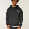 Kastiger Hoodie mit Grafik der Texas A&M University Aggies