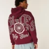 Kastiger Hoodie mit Grafik der Texas A&M University Aggies