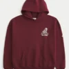 Kastiger Hoodie mit Grafik der Texas A&M University Aggies