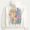 Kastiger Hoodie mit Grafik der University of Kentucky Wildcats