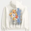 Kastiger Hoodie mit Grafik der University of Kentucky Wildcats