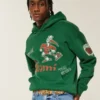Kastiger Hoodie mit Grafikprint der University of Miami Hurricanes
