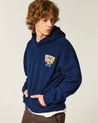 Kastiger Hoodie mit Grafikprint „Fighting Irish“ der University of Notre Dame Kastiger Hoodie mit Grafikprint „Fighting Irish“ der University of Notre Dame