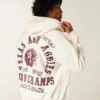 Kastiger Hoodie mit Reißverschluss und Grafik der Texas A&M University