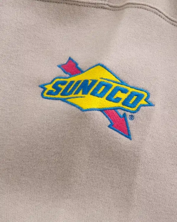 Kastiger Hoodie mit Reißverschluss und NASCAR-Grafik Kastiger Hoodie mit Reißverschluss und NASCAR-Grafik