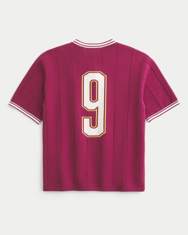 Kastiger Kurzarm-Pullover-Polo Kastiger Kurzarm-Pullover-Polo