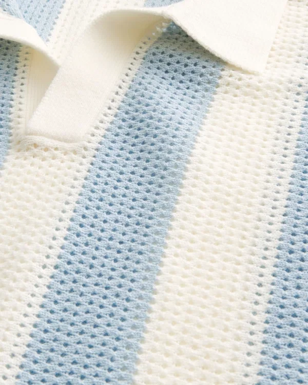 Kastiger Kurzarm-Pullover-Polo Kastiger Kurzarm-Pullover-Polo