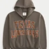 Kastiger Zip-Up-Hoodie mit Longhorns-Grafik der University of Texas at Austin Kastiger Zip-Up-Hoodie mit Longhorns-Grafik der University of Texas at Austin