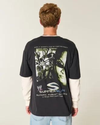 Kastiges WWE SummerSlam Grafik-T-Shirt Kastiges WWE SummerSlam Grafik-T-Shirt