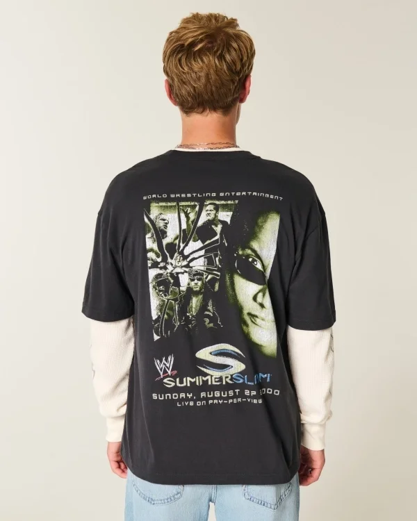 Kastiges WWE SummerSlam Grafik-T-Shirt Kastiges WWE SummerSlam Grafik-T-Shirt