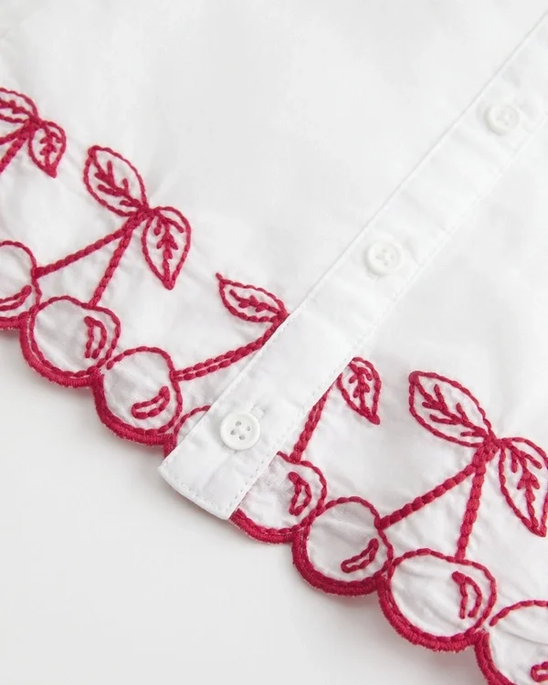 Knopf-Minikleid Knopf-Minikleid