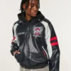 Kunstleder Ohio State University Buckeyes Grafikjacke