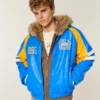 Kunstlederjacke mit UCLA Bruins-Grafik