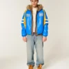 Kunstlederjacke mit UCLA Bruins-Grafik