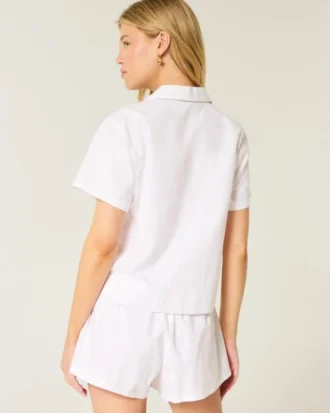 Kurzärmeliges Grad Bear Schlafhemd