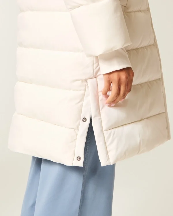 Langer Pufferparka Langer Pufferparka