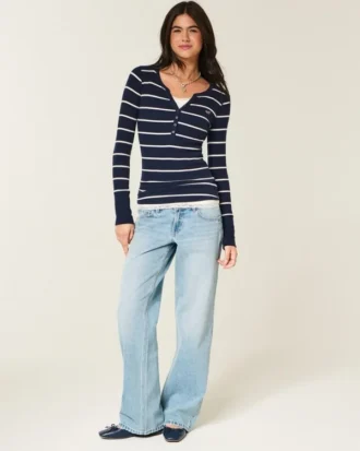 Langärmeliges Icon Henley