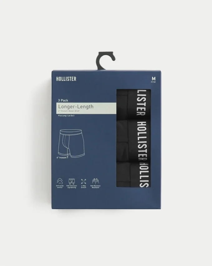 Längere Boxershorts 3er-Pack